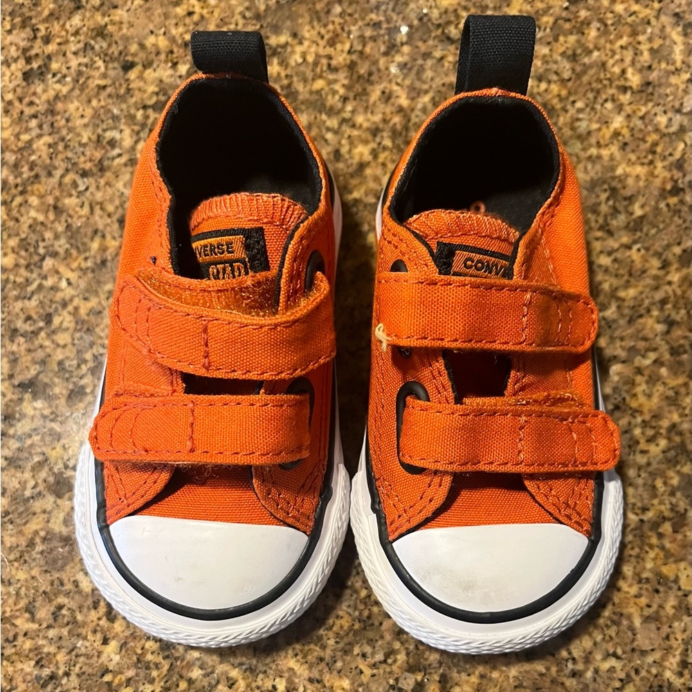 Converse Kids Bright Orange Sneakers